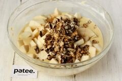 «Медовый пирог с орехами и яблоками» - приготовления блюда - шаг 10