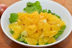 «Апельсиновый салат» - приготовления блюда - шаг 5