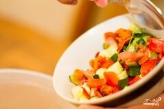 «Салат из кускуса» - приготовления блюда - шаг 3