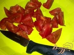 «Салат с айсбергом, помидорами и моцарелой» - приготовления блюда - шаг 3