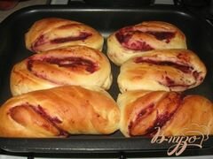 «Булочки с вишневой начинкой» - приготовления блюда - шаг 8