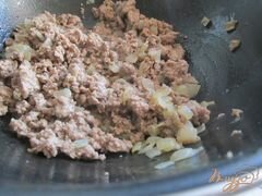 «Спагетти с мясным фаршем и маслинами» - приготовления блюда - шаг 3
