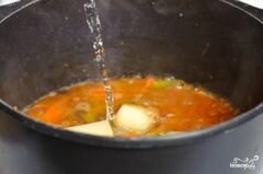 «Суп с мясными фрикадельками» - приготовления блюда - шаг 10