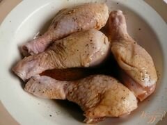 «Куриные голени запеченные с болгарским перцем» - приготовления блюда - шаг 1