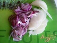 «Деревенский салат» - приготовления блюда - шаг 4