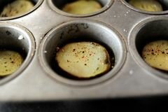 «Запеченный картофель с ветчиной и сыром» - приготовления блюда - шаг 7