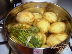 «Картофель по-деревенски» - приготовления блюда - шаг 1