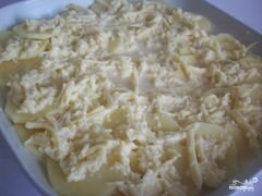 «Картофель под сыром» - приготовления блюда - шаг 7