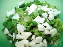 «Салат из листового салата» - приготовления блюда - шаг 5