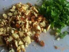 «Фасолевый салат с яблоком и беконом» - приготовления блюда - шаг 4
