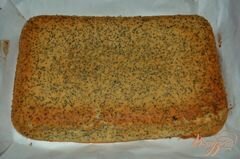 «Cметанный кекс с маком и белым цитрусовым ганашем» - приготовления блюда - шаг 3