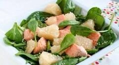 «Салат с лососем и помело» - приготовления блюда - шаг 5