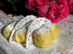 «Эклеры с заварным лимонным кремом» - приготовления блюда - шаг 10