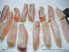«Рыбные палочки» - приготовления блюда - шаг 1