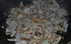 «Спагетти в грибном соусе» - приготовления блюда - шаг 3