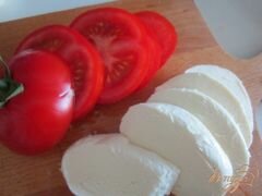 «Томат-Моцарелла (салат)» - приготовления блюда - шаг 2