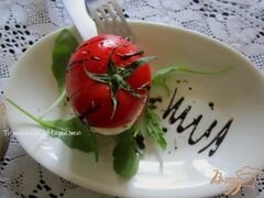 «Томат-Моцарелла (салат)» - приготовления блюда - шаг 4
