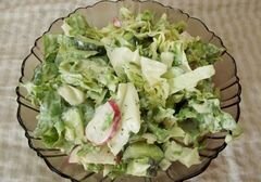 «Салат с огуречным соусом» - приготовления блюда - шаг 12