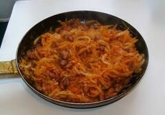 «Тушоная капуста с фасолью» - приготовления блюда - шаг 8