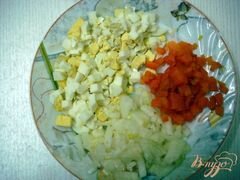 «Салат с копчёной курицей» - приготовления блюда - шаг 3