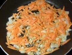 «Запеканка с овощами,омлетом и спагетти» - приготовления блюда - шаг 4
