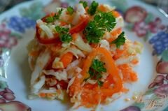 «Слоппи капустный салат с соусом» - приготовления блюда - шаг 4