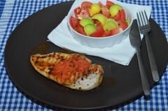«Куриное филе с красным перцем» - приготовления блюда - шаг 5