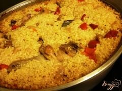 «Пшенная каша с курицей и овощами» - приготовления блюда - шаг 4