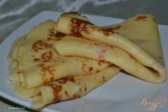 «Блины сырные с беконом» - приготовления блюда - шаг 4