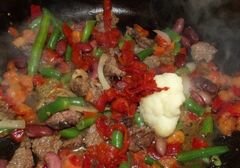 «Острые овощи» - приготовления блюда - шаг 10
