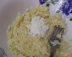 «Рисовый омлет с зеленым горошком» - приготовления блюда - шаг 5