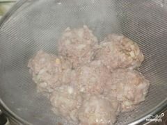 «Куриные тефтели на пару» - приготовления блюда - шаг 6