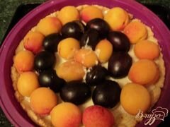 «Пирог с франжипаном и фруктами» - приготовления блюда - шаг 7