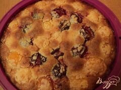 «Пирог с франжипаном и фруктами» - приготовления блюда - шаг 9