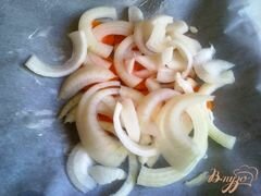 «Запеченная форель с овощами под соусом» - приготовления блюда - шаг 3