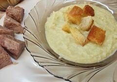 «Холодный суп - пюре из сельдерея» - приготовления блюда - шаг 6