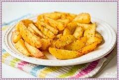 «Картофель дольками в духовке» - приготовления блюда - шаг 5