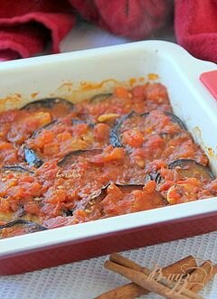 «Баклажаны под томатным соусом с корицей» - приготовления блюда - шаг 7