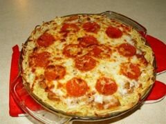 «Пицца- пирог из спагетти» - приготовления блюда - шаг 6