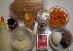 «Печеночная закуска на хлебных цветочках» - приготовления блюда - шаг 1