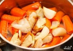 «Крем-суп из моркови» - приготовления блюда - шаг 4