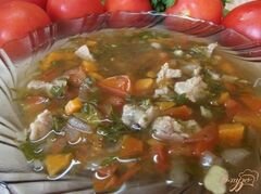 «Суп с томатами» - приготовления блюда - шаг 8