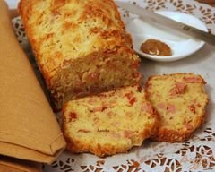 «Закусочный кекс с ветчиной, горчицей и сыром» - приготовления блюда - шаг 8