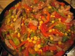 «Мясо по-мексикански» - приготовления блюда - шаг 7