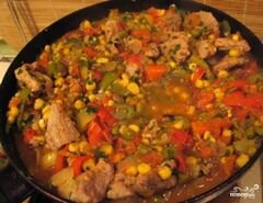 «Мясо по-мексикански» - приготовления блюда - шаг 8