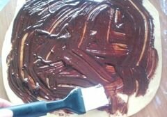 «Орехово-шоколадный кранч» - приготовления блюда - шаг 5