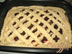 «Пирог -решетка с вишней» - приготовления блюда - шаг 4