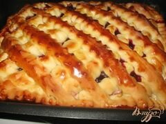 «Пирог -решетка с вишней» - приготовления блюда - шаг 5