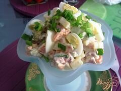 «Мясной салат с хреном» - приготовления блюда - шаг 11