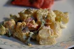 «Салат картофельный Аллилуйя» - приготовления блюда - шаг 3